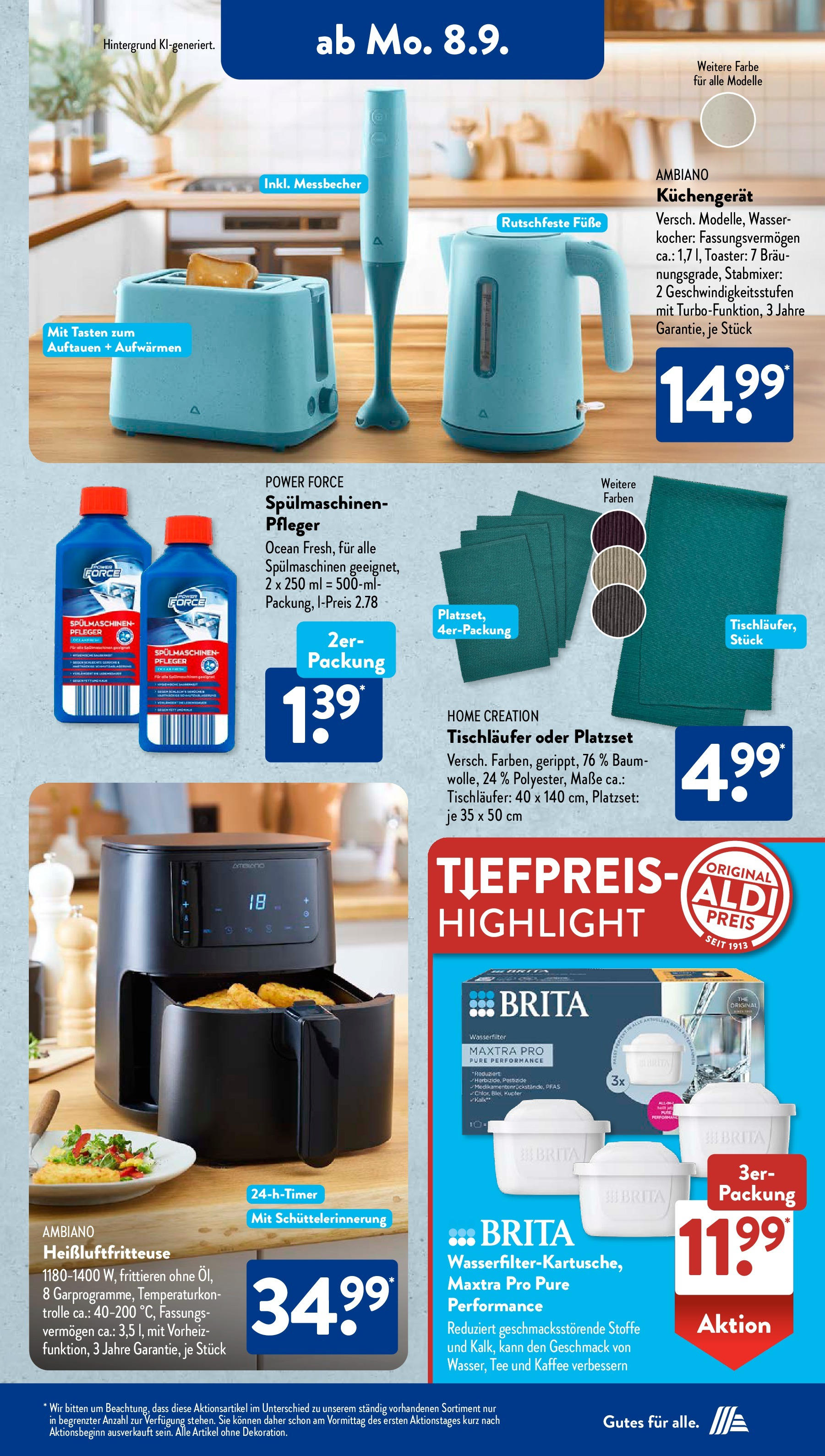 Aldi Süd - Aldi Süd: Wochenangebote (ab 07.09.2025) zum Blättern | Seite: 11 | Produkte: Toaster, Kaffee, Tee, Home creation Aldi Süd - Aldi Süd: Wochenangebote (ab 07.09.2025) zum Blättern | Seite: 11 | Produkte: Toaster, Kaffee, Tee, Home creation