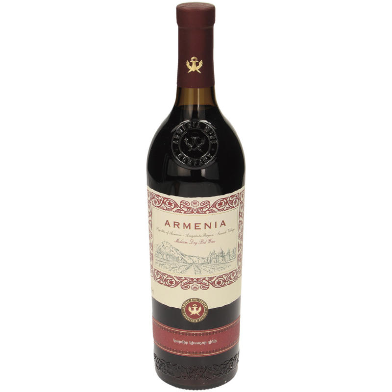 Wein aus Armenien, rot, halbtrocken