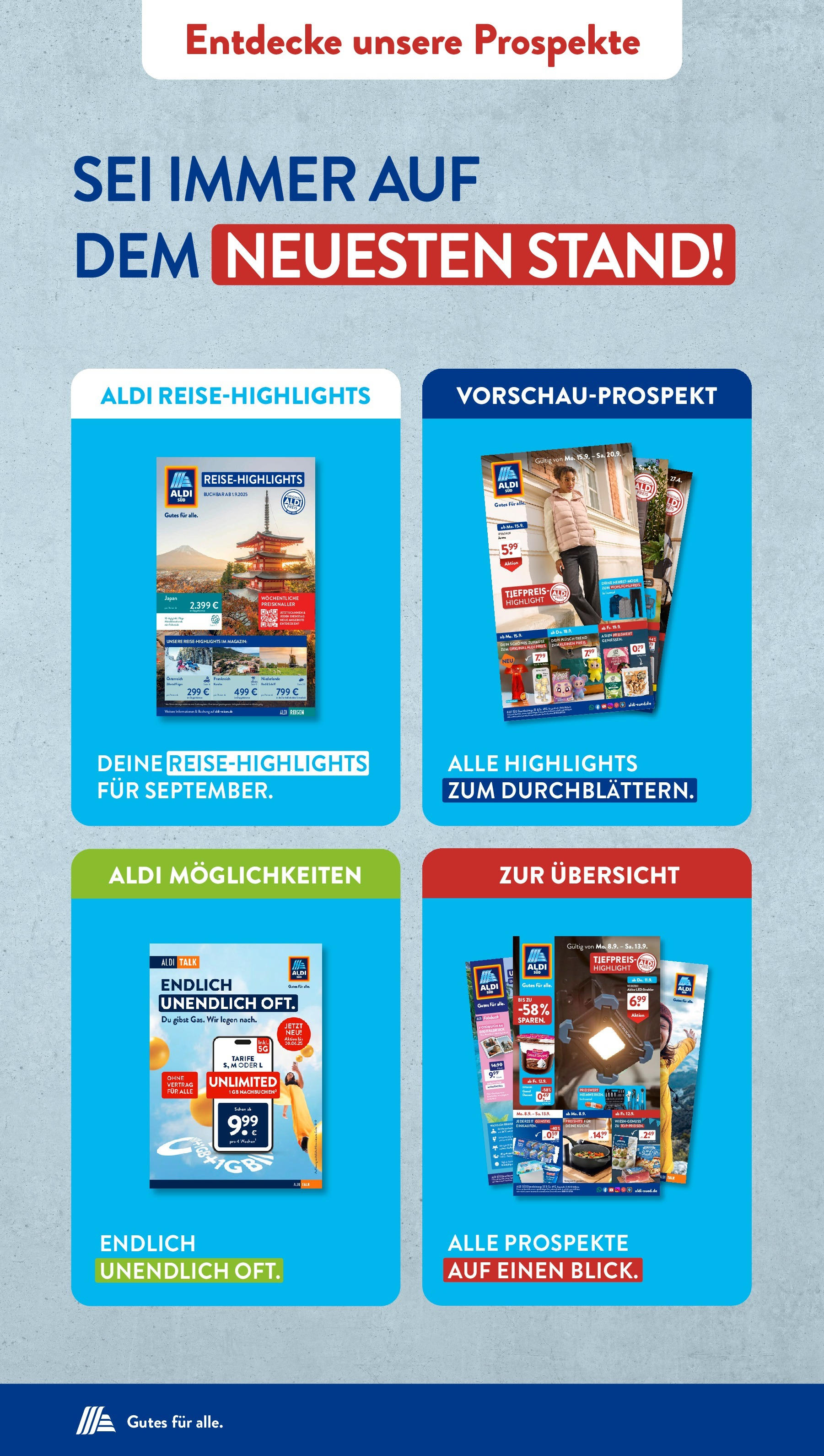 Aldi Süd Prospekt (ab 01.08.2025) zum Blättern | Seite: 45 Aldi Süd Prospekt (ab 01.08.2025) zum Blättern | Seite: 45
