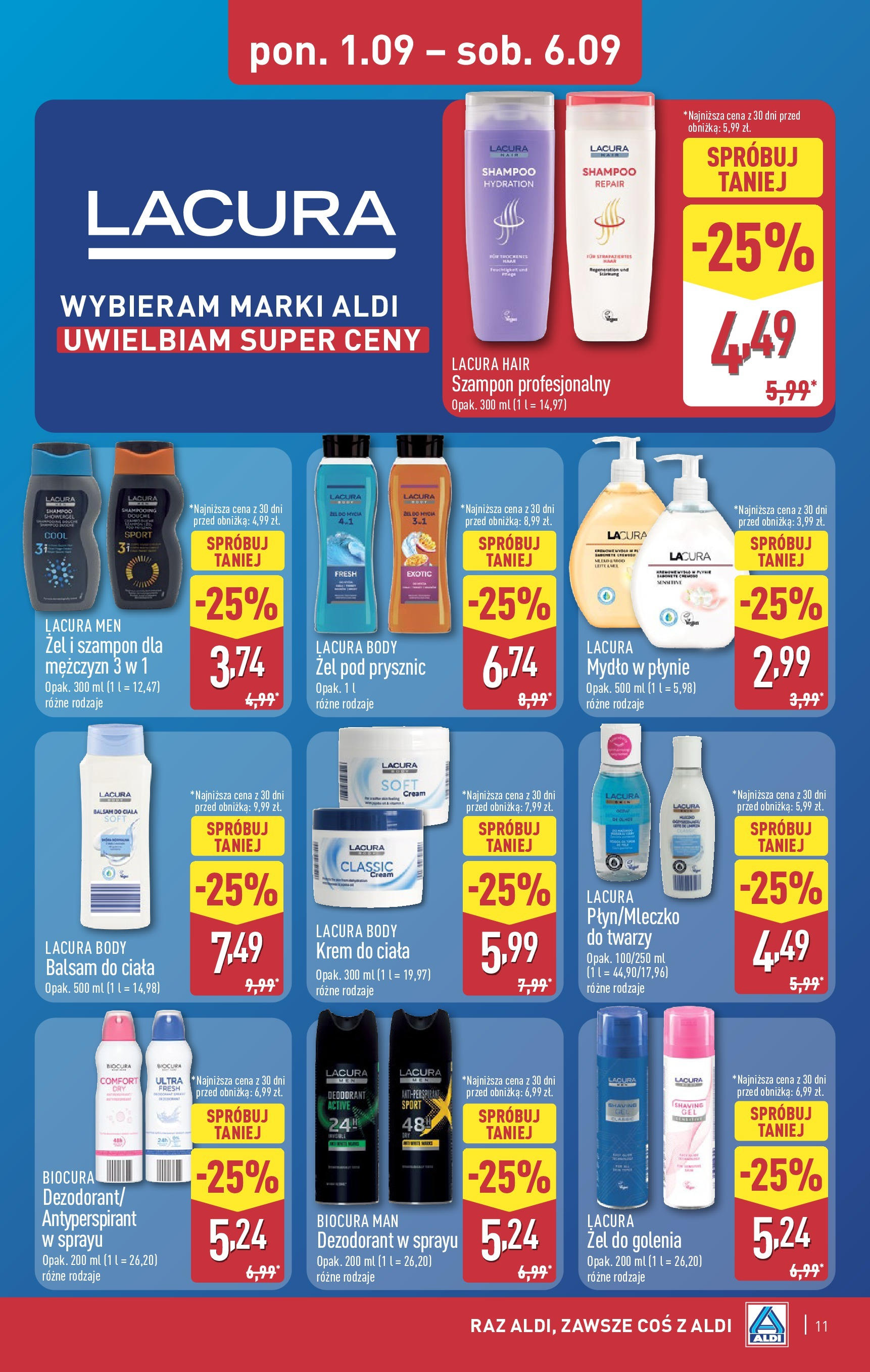 Aldi Gazetka od 01.09.2025 | Nowa PDF gazetka | Strona: 11 | Produkty: Spód do pizzy, Pizza, Sałatka, Sos Aldi Gazetka od 01.09.2025 - Ulotka PDF, promocje | Strona: 11 | Produkty: Spód do pizzy, Pizza, Sałatka, Sos