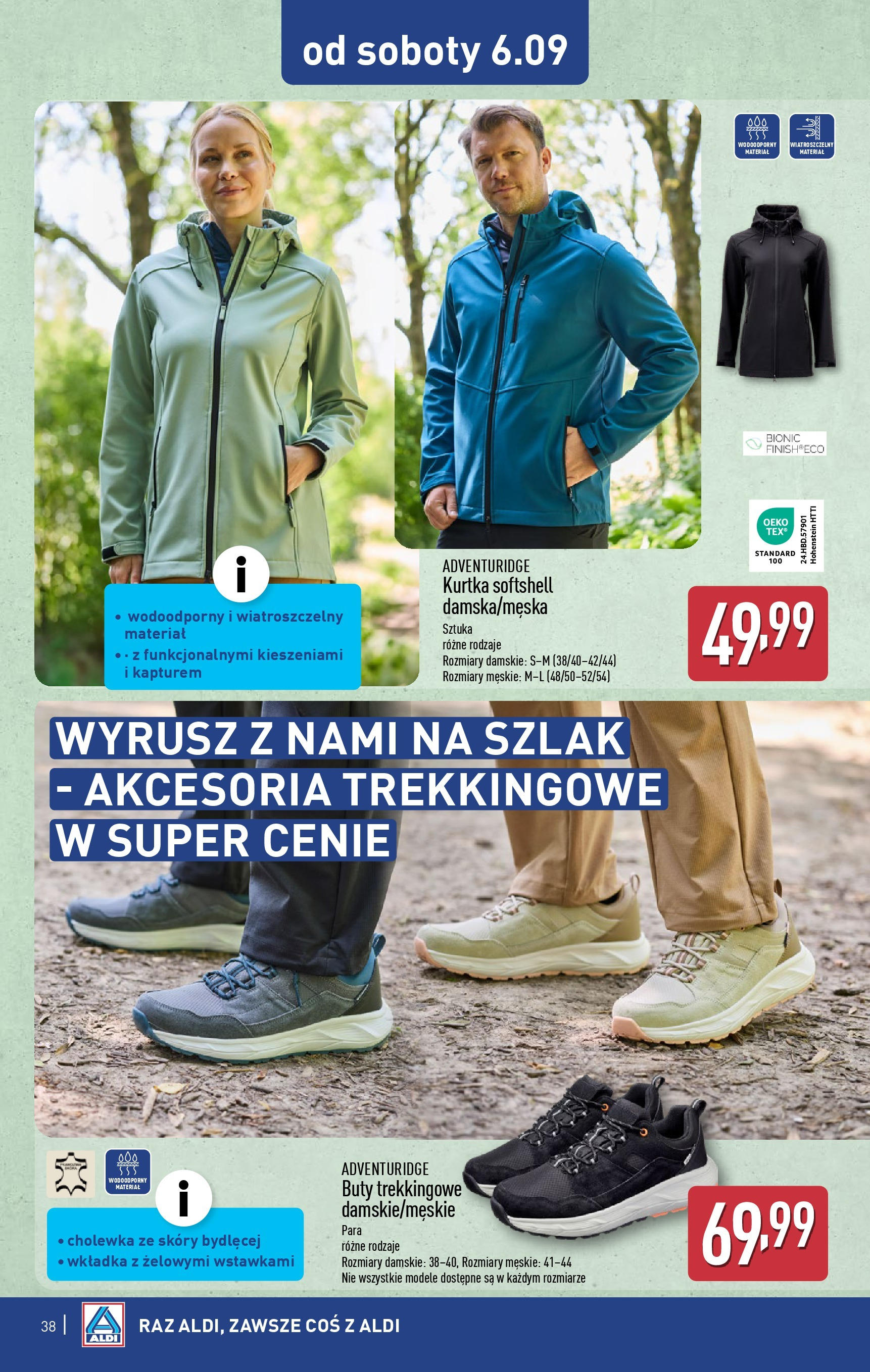 Aldi Gazetka od 01.09.2025 | Nowa PDF gazetka | Strona: 38 | Produkty: Buty, Schab, Kawa ziarnista, Prysznic Aldi Gazetka od 01.09.2025 - Ulotka PDF, promocje | Strona: 38 | Produkty: Buty, Schab, Kawa ziarnista, Prysznic