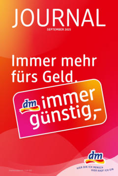dm drogerie markt - dm: Journal September 2025 ab 10.09.2025 gültig