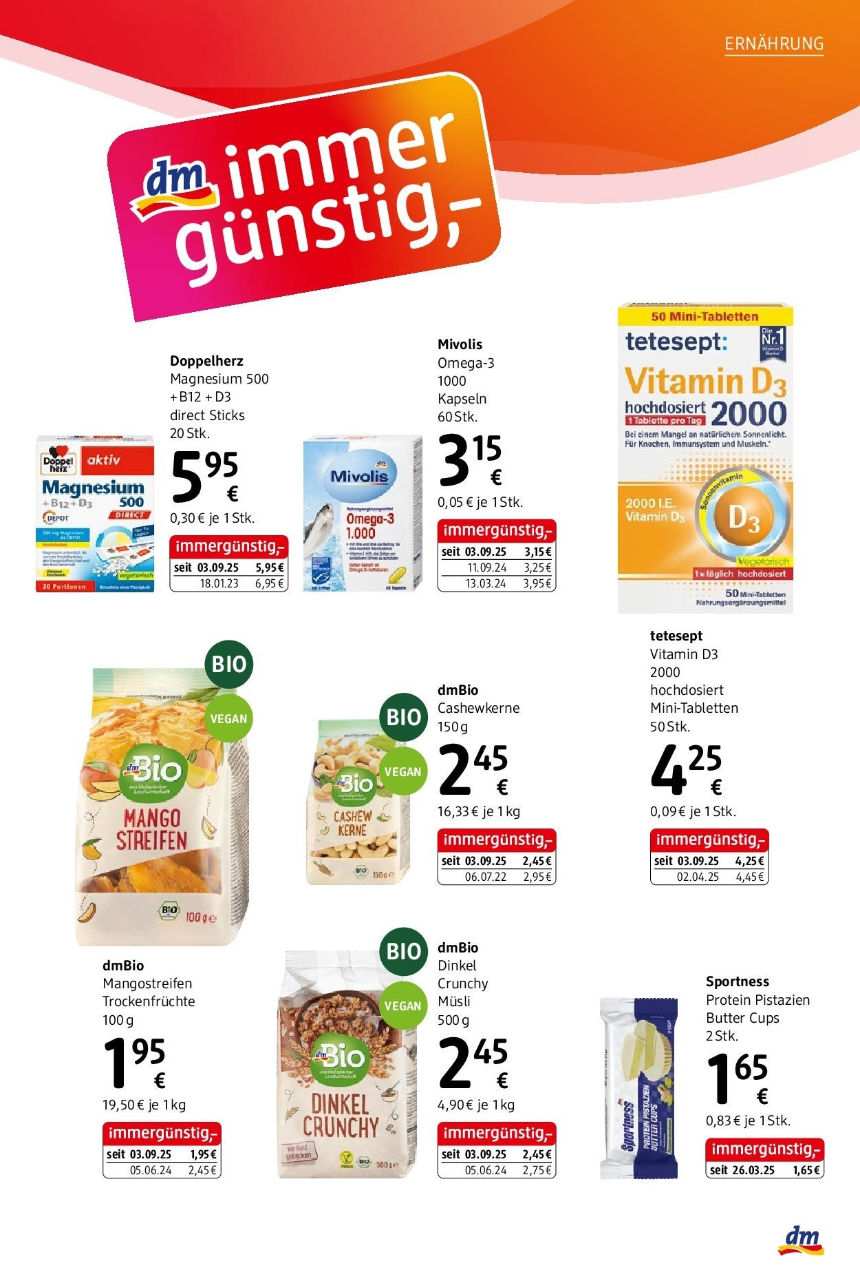 dm drogerie markt - dm: Journal September 2025 (10.09.2025) || Aktuelle Angebote | Seite: 7 | Produkte: Mango, Butter dm drogerie markt - dm: Journal September 2025 von 10.09.2025 - Aktuelle Angebote | Seite: 7 | Produkte: Mango, Butter