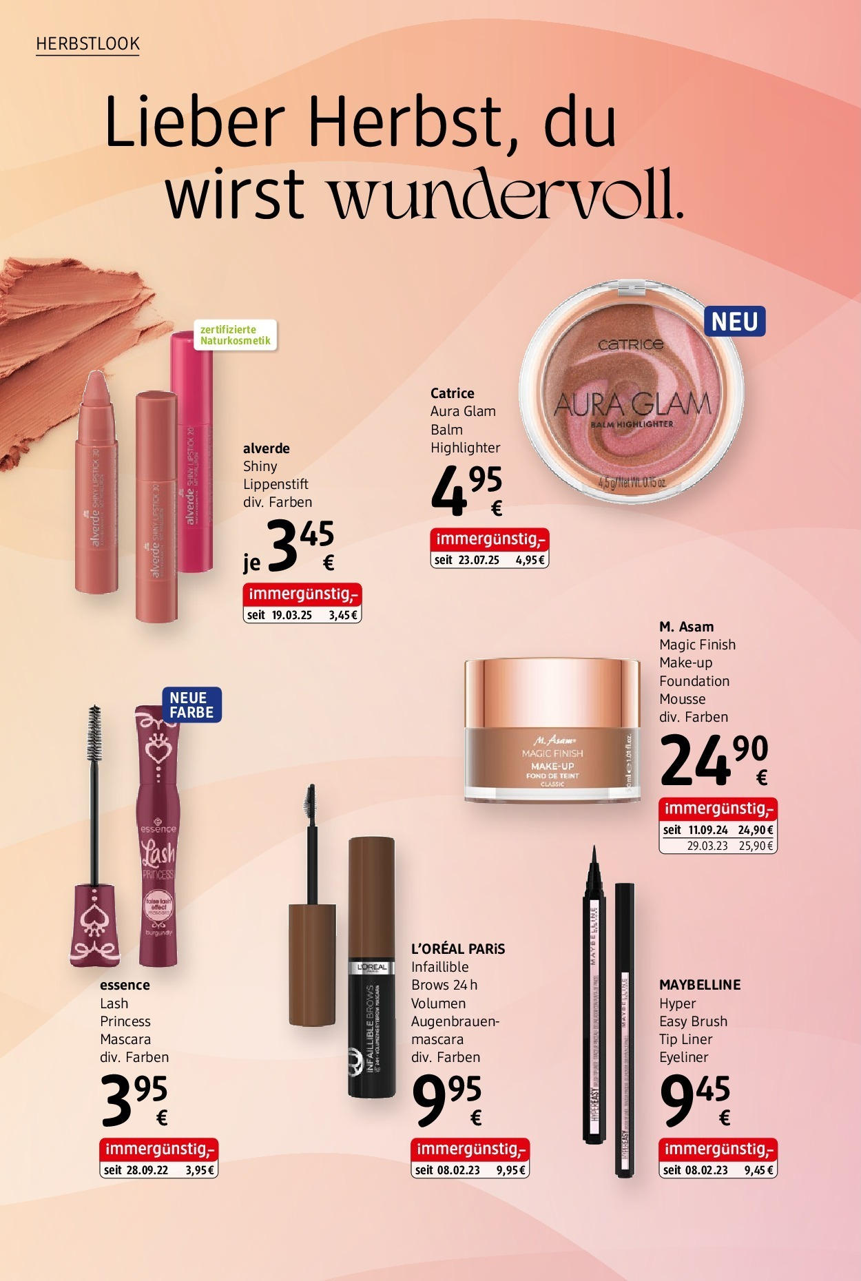 dm drogerie markt - dm: Journal September 2025 (10.09.2025) || Aktuelle Angebote | Seite: 16 | Produkte: Eyeliner, Lippenstift dm drogerie markt - dm: Journal September 2025 von 10.09.2025 - Aktuelle Angebote | Seite: 16 | Produkte: Eyeliner, Lippenstift