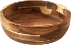 dm home Schale aus Holz, natur (24,5x24,5x9,5 cm)