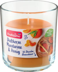 Profissimo Duftkerze im Glas Mandarine & Honig