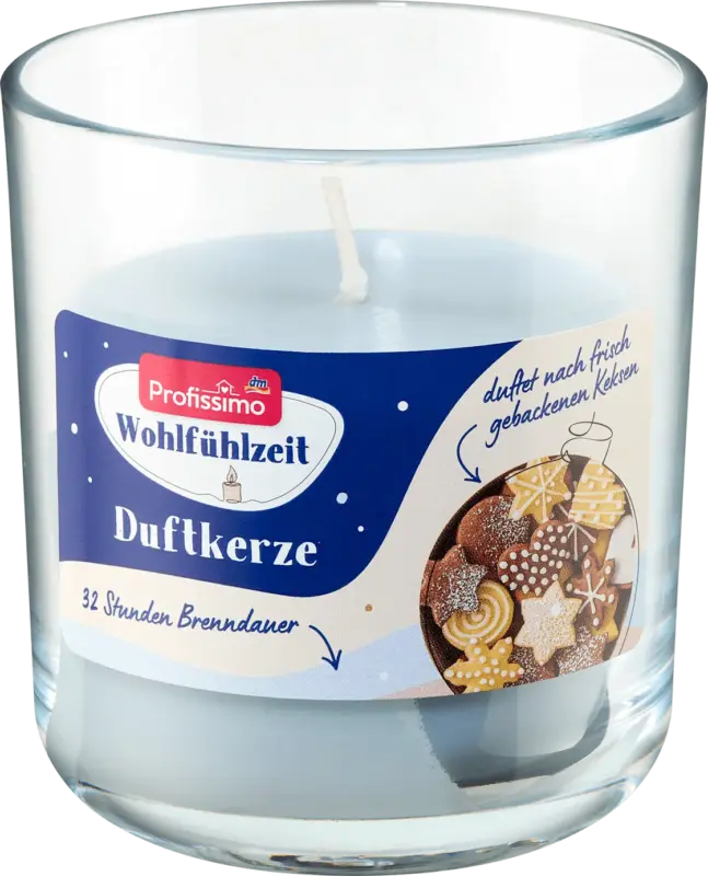 Profissimo Duftkerze im Glas Wohlfühlzeit