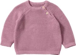 ALANA Pullover aus Strick mit Raglan-Ärmeln, lila, Gr. 80