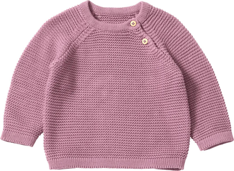 ALANA Pullover aus Strick mit Raglan-Ärmeln, lila, Gr. 80