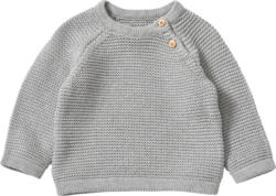 ALANA Pullover aus Strick mit Raglan-Ärmeln, grau, Gr. 74