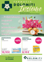 Farmacie Dolomiti Le offerte di settembre - al 30.09.2025