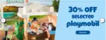 Hamleys 30% off selected playmobil - al 30.09.2025