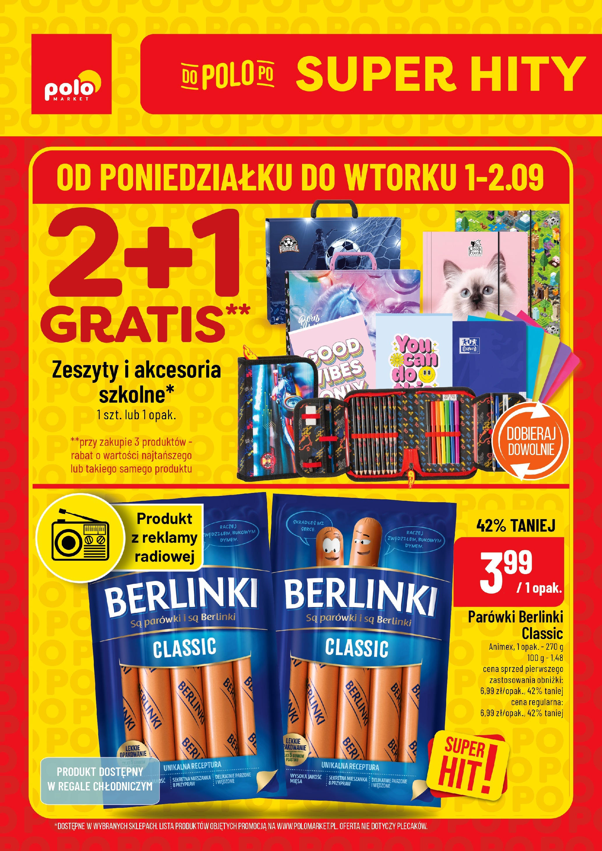 POLOmarket gazetka promocyjna (01.09.2025) - Nowa ulotka - Numer strony 1