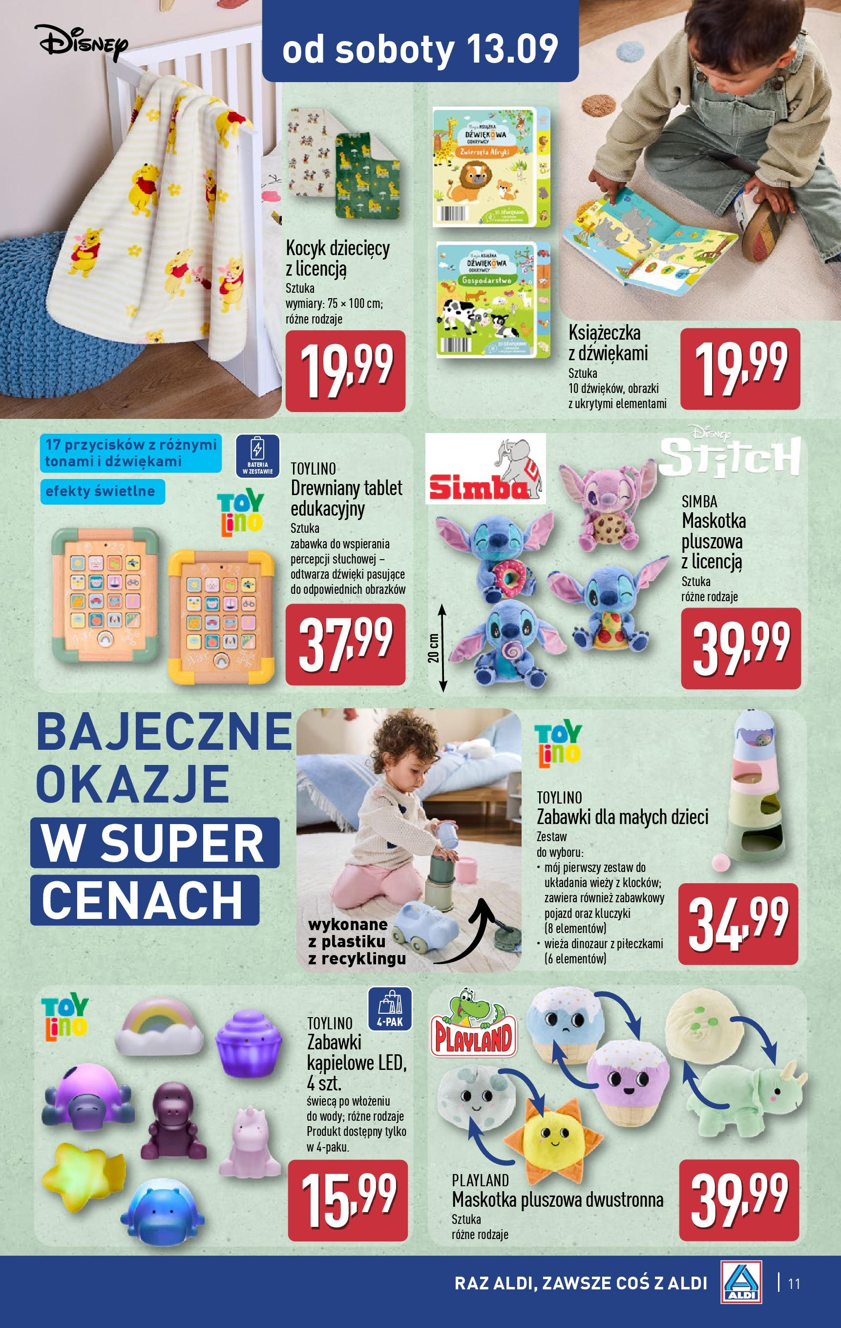 Aldi Gazetka - Hity od Środy i od Soboty od 10.09.2025 - Ulotka PDF, promocje | Strona: 11 | Produkty: Tablet, Bateria