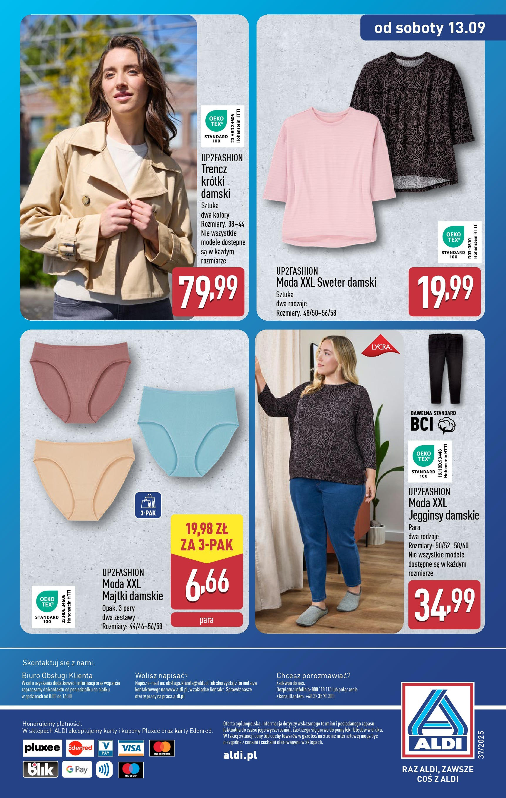 Aldi Gazetka - Hity od Środy i od Soboty od 10.09.2025 - Ulotka PDF, promocje | Strona: 16 | Produkty: Sweter, Majtki