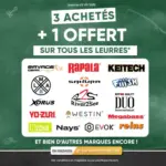 Pacific Pêche 3 Leurres achetés + 1 OFFERT ! - au 23.09.2025