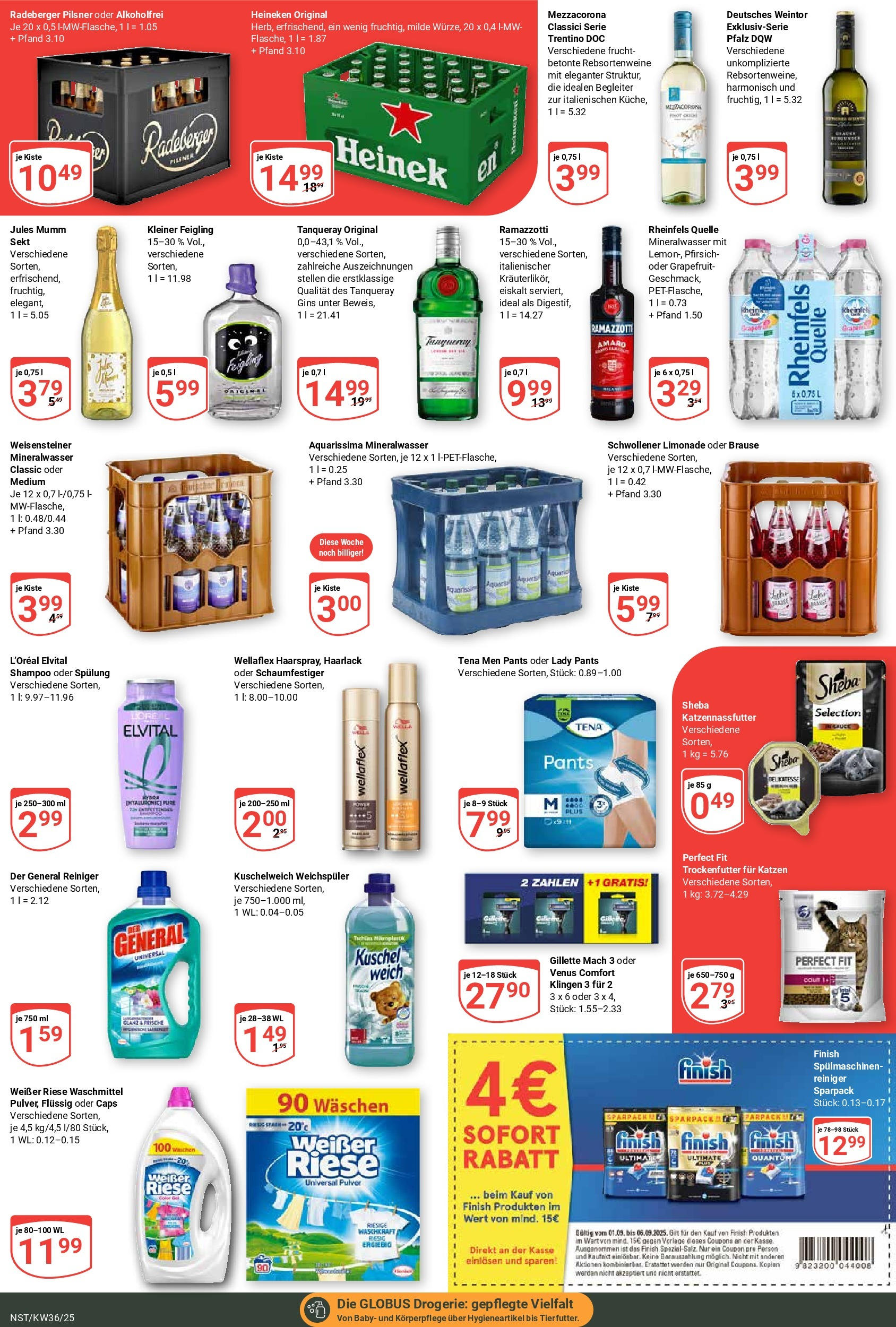 Globus prospekt Neustadt (ab 01.09.2025) » Angebote ab Montag | Seite: 10 | Produkte: Sheba, Kuschelweich, Mineralwasser, Pfirsich Globus prospekt Neustadt (ab 01.09.2025) » Angebote online | Seite: 10 | Produkte: Sheba, Kuschelweich, Mineralwasser, Pfirsich