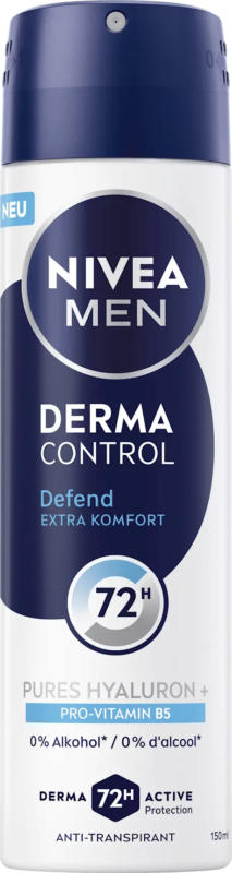 NIVEA MEN Antitranspirant Deospray Derma Control Defend
