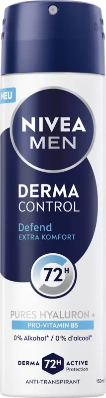 NIVEA MEN Antitranspirant Deospray Derma Control Defend