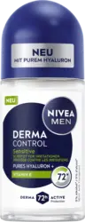 NIVEA MEN Antitranspirant Deo Roll-on Derma Control Sensitive