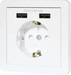 SWITCH ON Контакт с 2 USB изходa