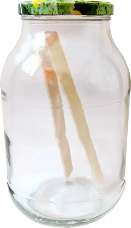 Комплект буркан, капачка и дървена щипка