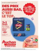 Auchan Supermarché Des prix aussi bas, c'est le top dans votre super - au 13.09.2025