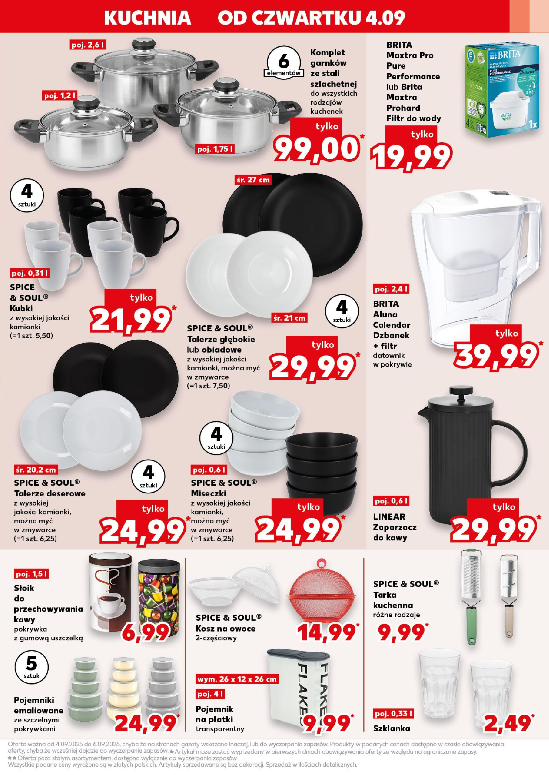 Kaufland gazetka - Mega okazje (04.09.2025) - od jutra | Strona: 13 | Produkty: Filtr do wody, Talerze, Płatki, Owoce Kaufland gazetka - Mega okazje od 04.09.2025 - od jutra PDF | Strona: 13 | Produkty: Filtr do wody, Talerze, Płatki, Owoce