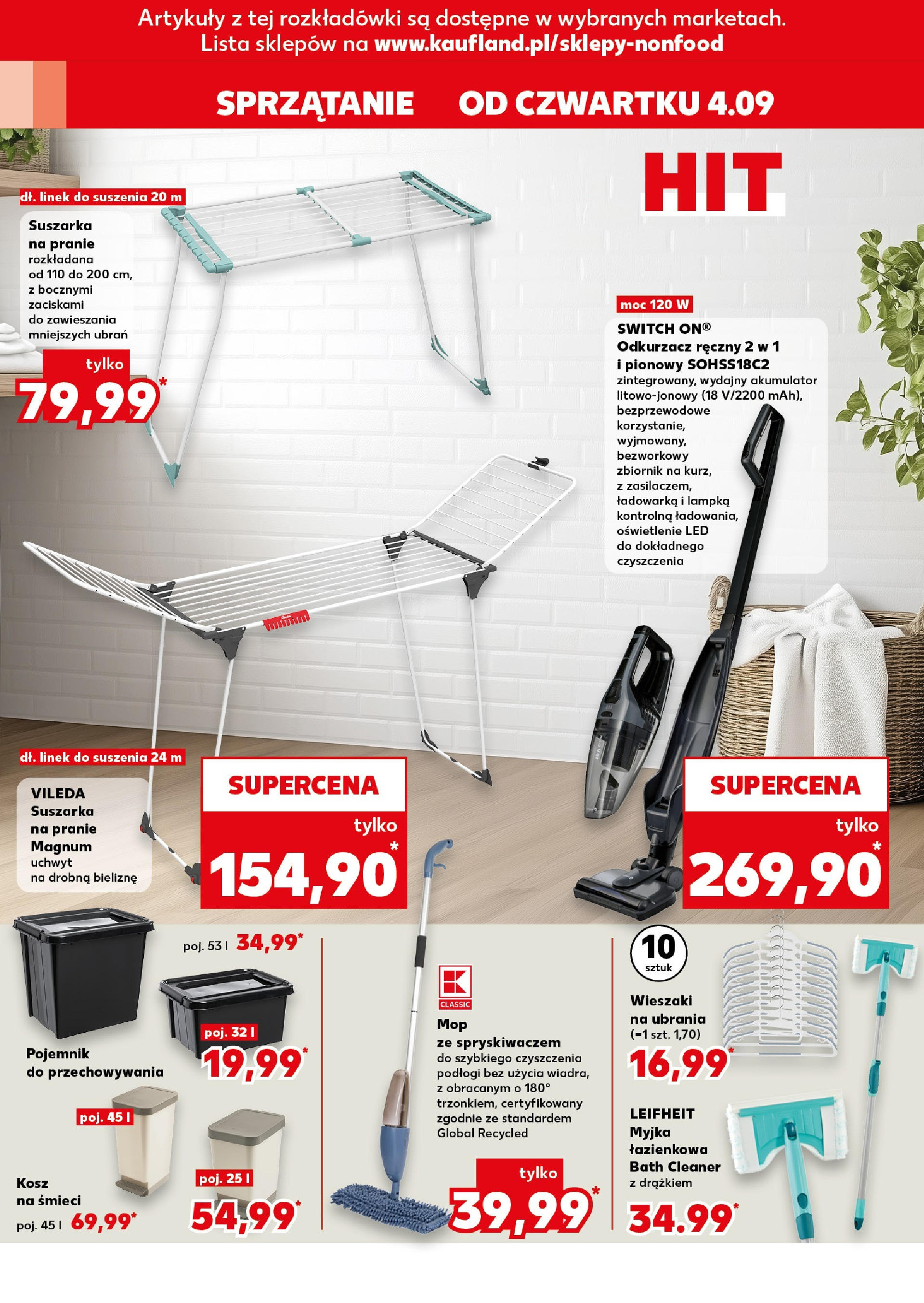 Kaufland gazetka - Mega okazje (04.09.2025) - od jutra | Strona: 14 | Produkty: Ubrania, Suszarka, Odkurzacz, Cleaner Kaufland gazetka - Mega okazje od 04.09.2025 - od jutra PDF | Strona: 14 | Produkty: Ubrania, Suszarka, Odkurzacz, Cleaner