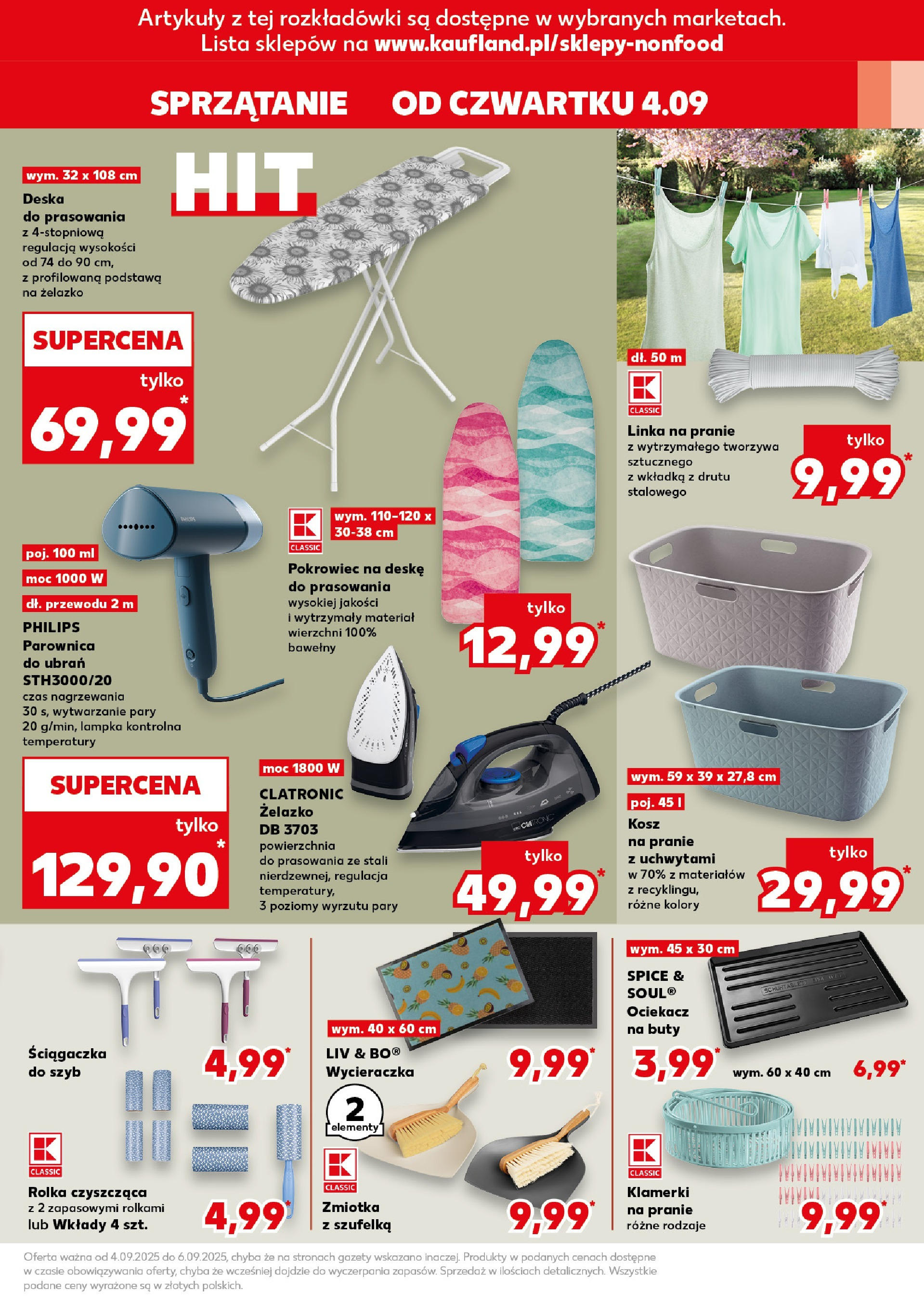 Kaufland gazetka - Mega okazje (04.09.2025) - od jutra | Strona: 15 | Produkty: Buty, Kosz, Parownica, Deska do prasowania Kaufland gazetka - Mega okazje od 04.09.2025 - od jutra PDF | Strona: 15 | Produkty: Buty, Kosz, Parownica, Deska do prasowania