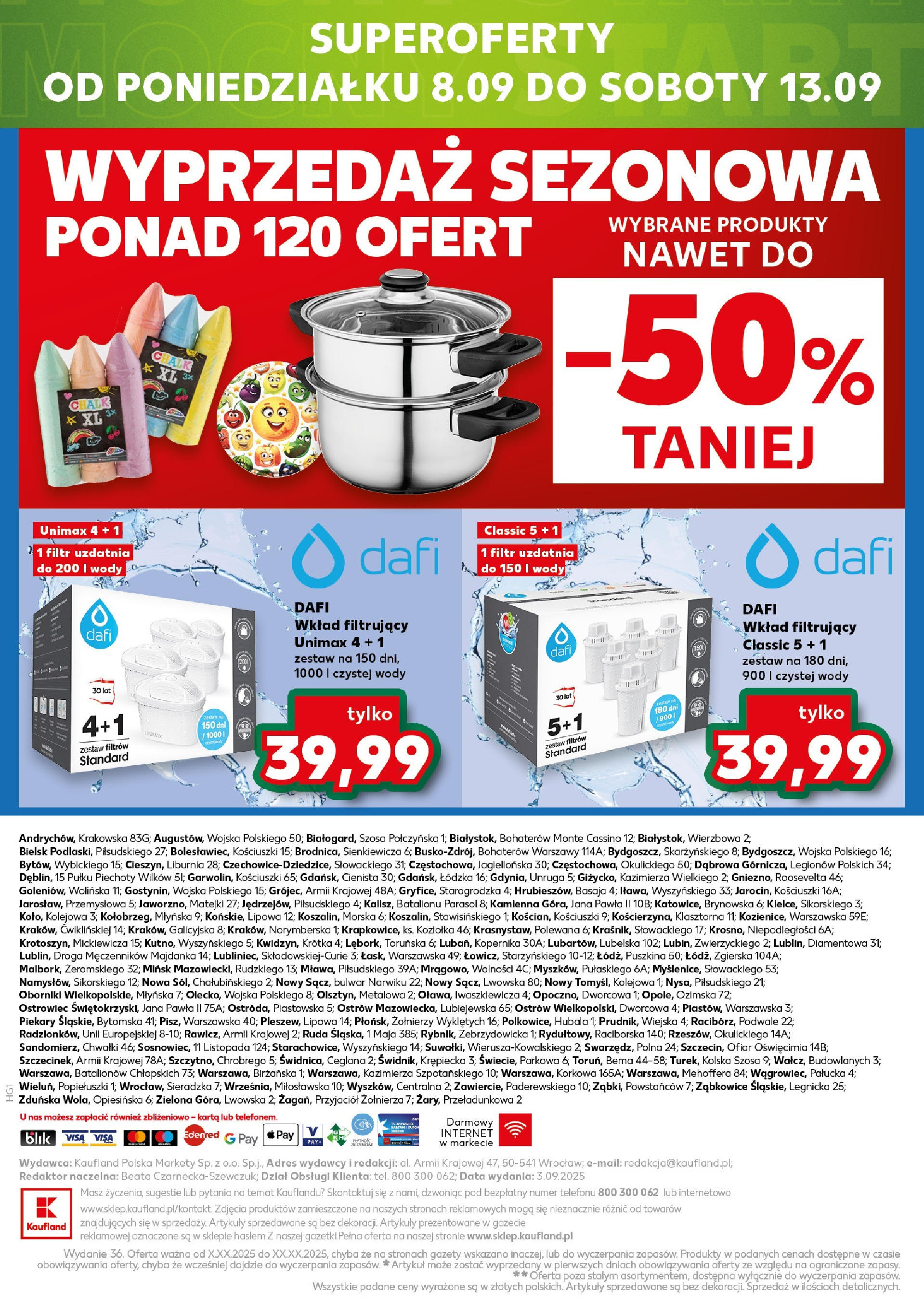 Kaufland gazetka - Mega okazje (04.09.2025) - od jutra | Strona: 20 | Produkty: Karta, Parasol Kaufland gazetka - Mega okazje od 04.09.2025 - od jutra PDF | Strona: 20 | Produkty: Karta, Parasol