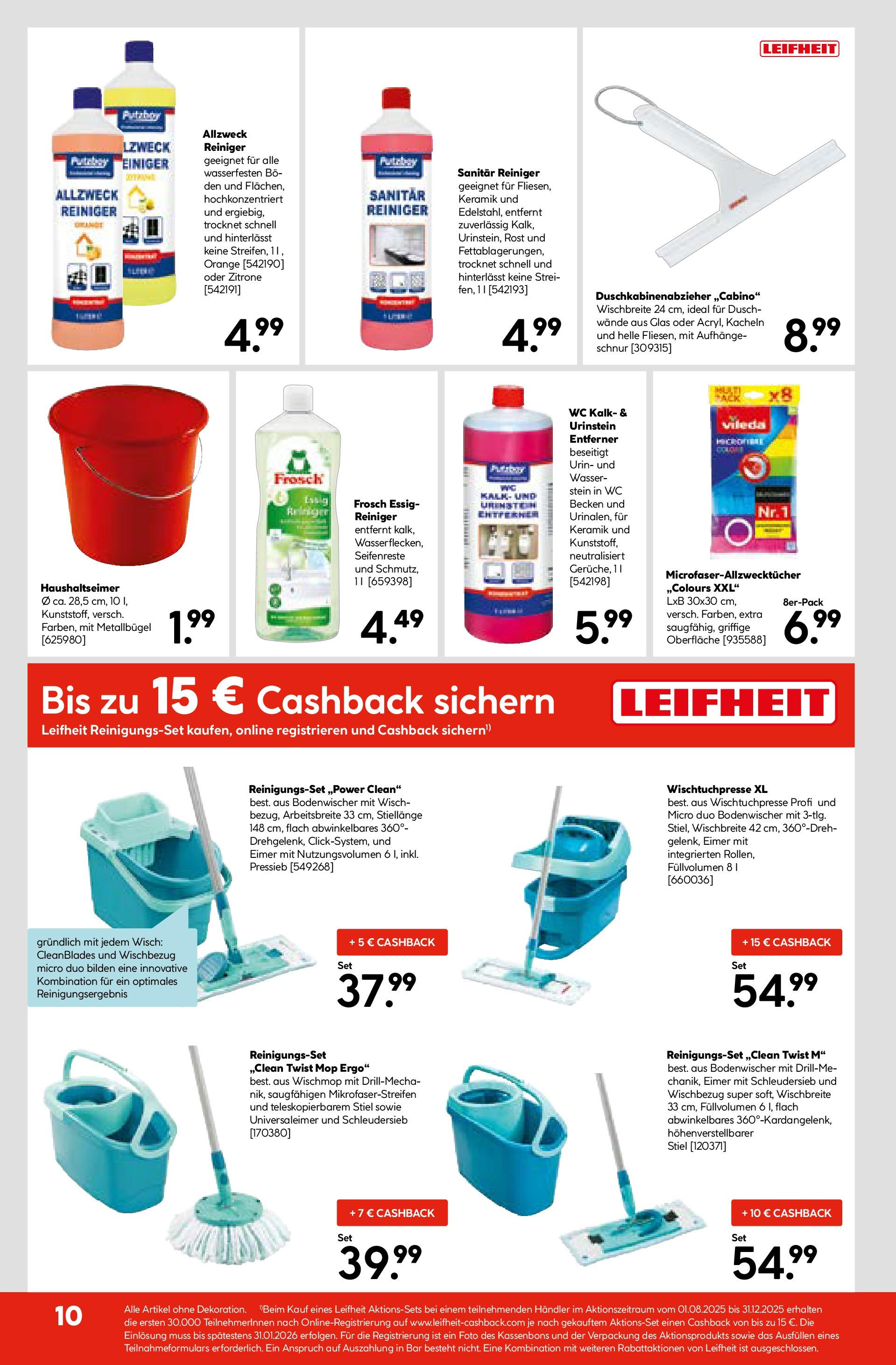 HELLWEG Kirchdorf An Der Krems von 11.09.2025 - Aktuelle Angebote | Seite: 10 | Produkte: Wasser, Zitrone