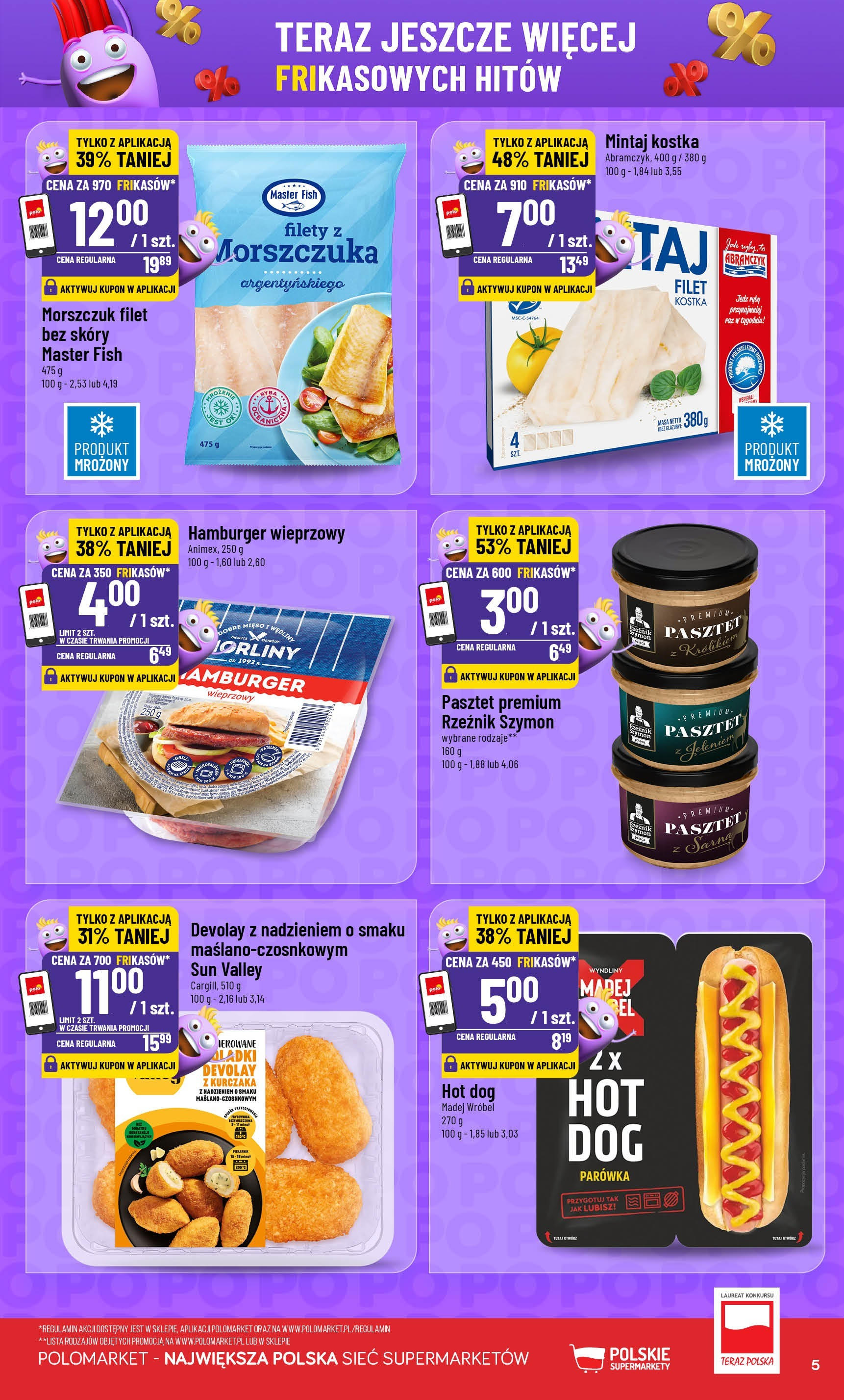 POLOmarket gazetka od jutra (03.09.2025) | Nowa PDF | Strona: 5 | Produkty: Mięso, Mintaj, Morszczuk, Wędliny POLOmarket gazetka od jutra (03.09.2025) - Nowa PDF | Strona: 5 | Produkty: Mięso, Mintaj, Morszczuk, Wędliny
