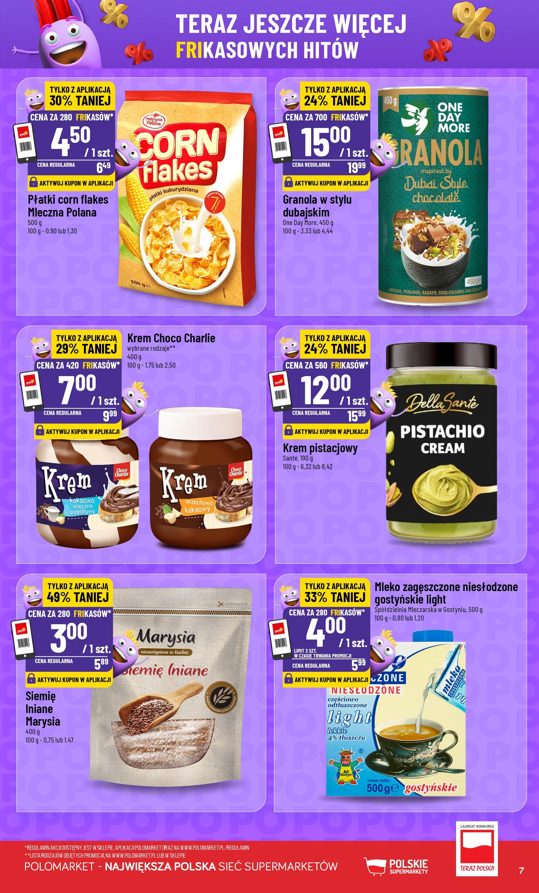 POLOmarket gazetka od jutra (03.09.2025) | Nowa PDF | Strona: 7 | Produkty: Mleko zagęszczone niesłodzone, Płatki kukurydziane, Mleko, Krem POLOmarket gazetka od jutra (03.09.2025) - Nowa PDF | Strona: 7 | Produkty: Mleko zagęszczone niesłodzone, Płatki kukurydziane, Mleko, Krem