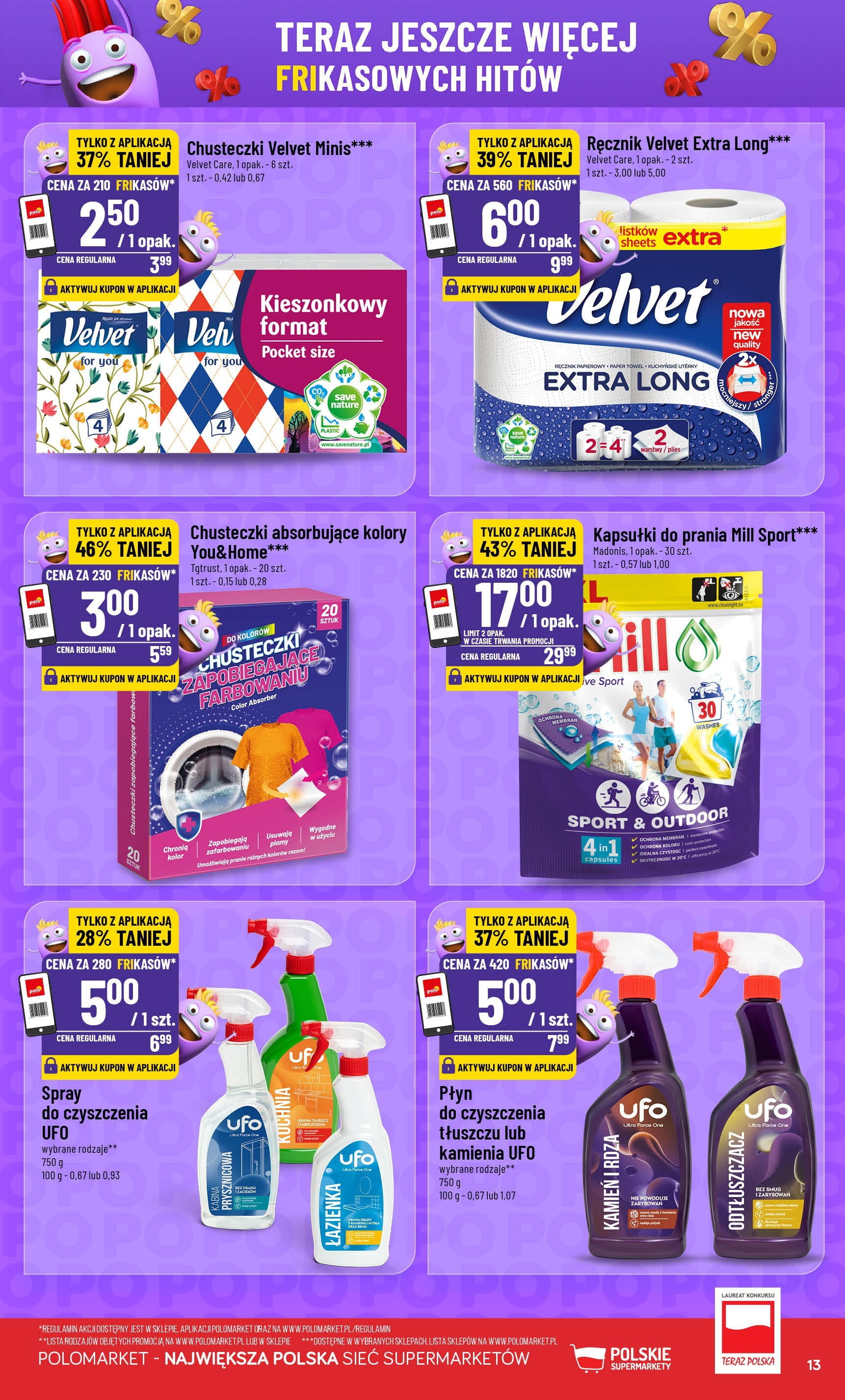 POLOmarket gazetka od jutra (03.09.2025) | Nowa PDF | Strona: 13 | Produkty: Kapsułki do prania mill, Kapsułki do prania, Ręcznik papierowy POLOmarket gazetka od jutra (03.09.2025) - Nowa PDF | Strona: 13 | Produkty: Kapsułki do prania mill, Kapsułki do prania, Ręcznik papierowy