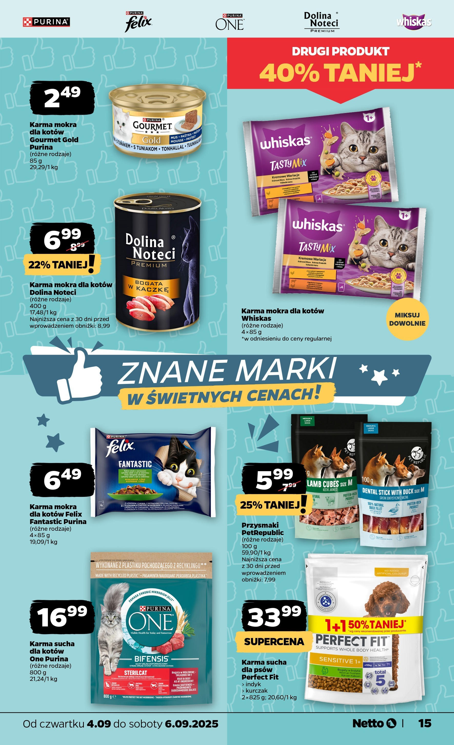 Netto gazetka - Spożywcza od 04.09.2025 | Promocje | Strona: 15 | Produkty: Kurczak, Kaczka, Body Netto gazetka - Spożywcza od 04.09.2025 - Aktualne promocje | Strona: 15 | Produkty: Kurczak, Kaczka, Body