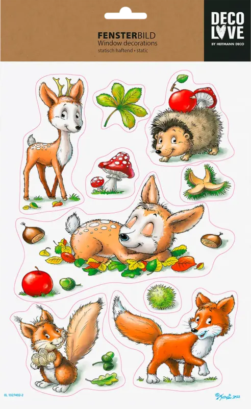 BRAUNS-HEITMANN Fensterbild Waldszene (DIN A4)