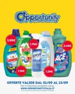 Opportunity Shop Offerte valide dal 01/09 al 13/09 - al 13.09.2025