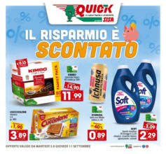 Il risparmio e scontato