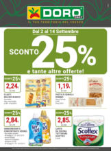 Sconto 25% e tante altre offerte!