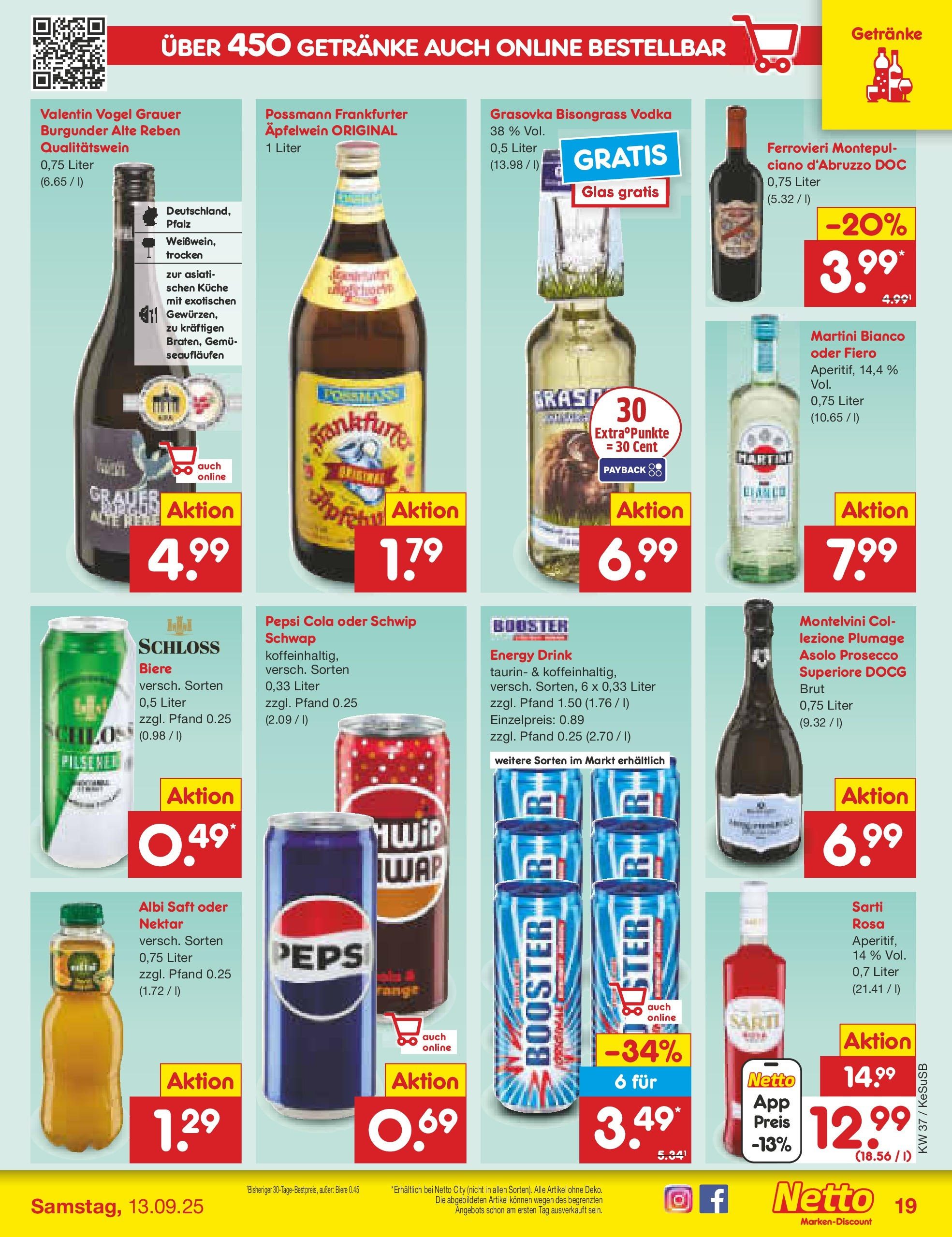 Netto Marken-Discount prospekt Kruft (ab 07.09.2025) » Angebote | Seite: 21 | Produkte: Küche, Pepsi, Saft, Vodka Netto Marken-Discount prospekt Kruft (ab 07.09.2025) » Angebote | Seite: 21 | Produkte: Küche, Pepsi, Saft, Vodka