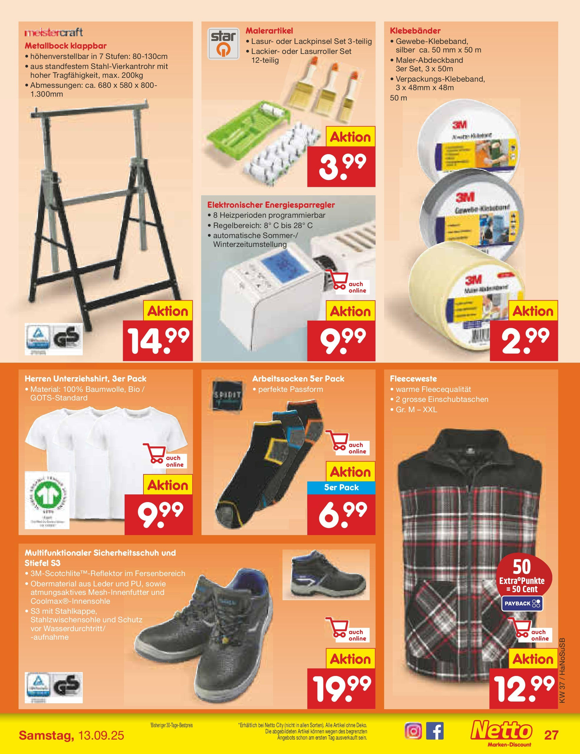 Netto Marken-Discount prospekt Wuppertal (ab 07.09.2025) » Angebote | Seite: 37 | Produkte: Stiefel Netto Marken-Discount prospekt Wuppertal (ab 07.09.2025) » Angebote | Seite: 37 | Produkte: Stiefel