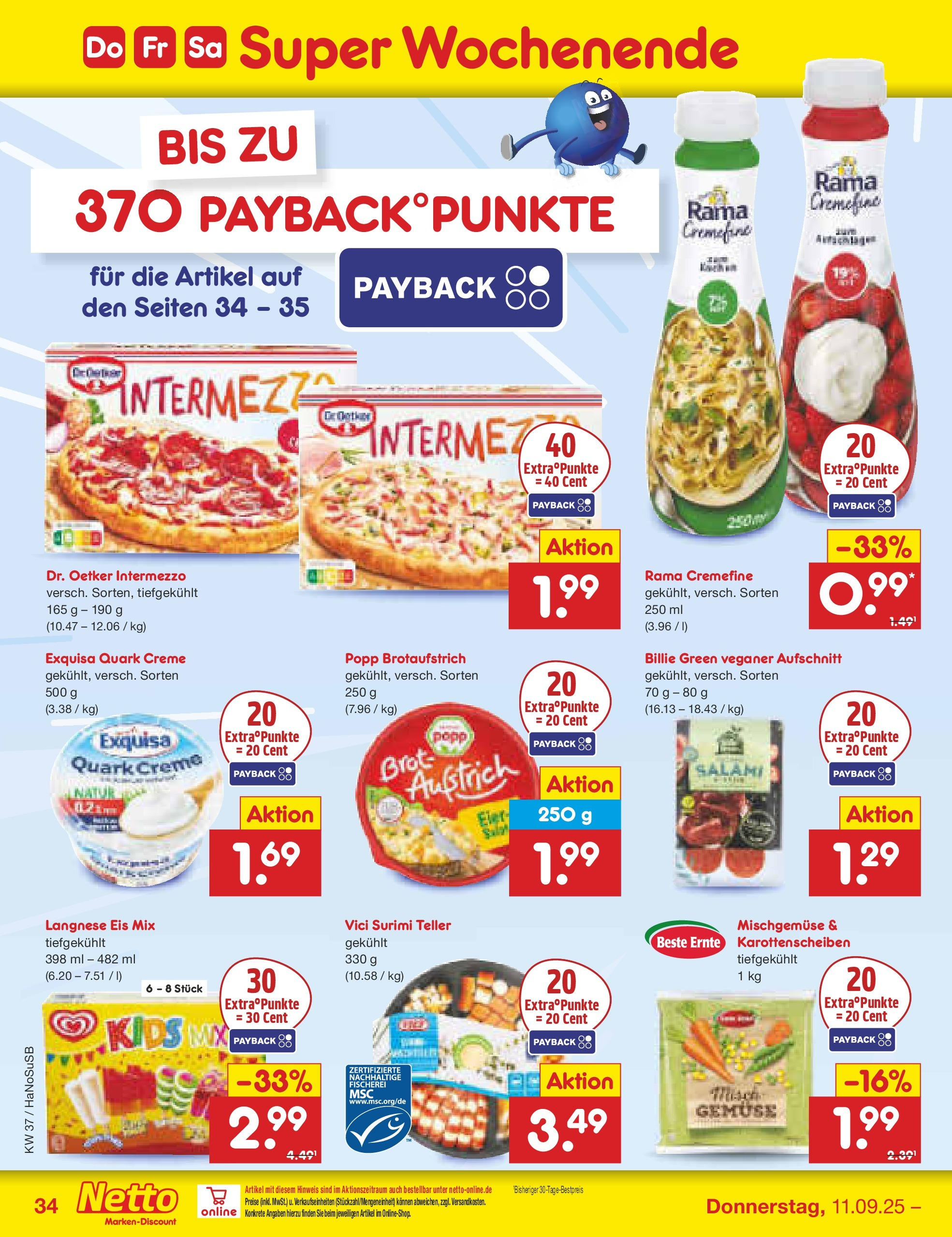 Netto Marken-Discount prospekt Wuppertal (ab 07.09.2025) » Angebote | Seite: 50 | Produkte: Quark, Rama cremefine, Exquisa, Brot Netto Marken-Discount prospekt Wuppertal (ab 07.09.2025) » Angebote | Seite: 50 | Produkte: Quark, Rama cremefine, Exquisa, Brot