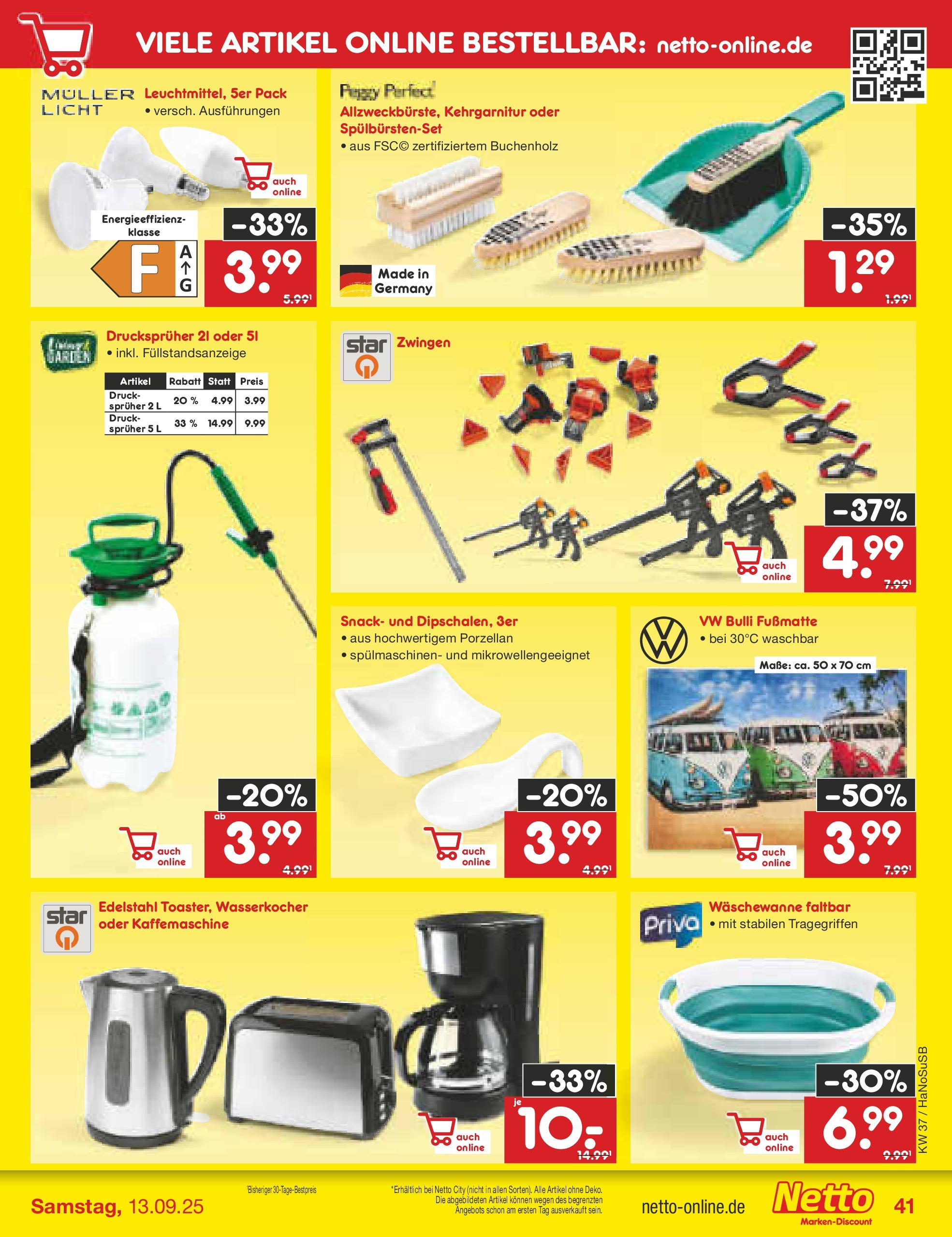 Netto Marken-Discount prospekt Wuppertal (ab 07.09.2025) » Angebote | Seite: 59 | Produkte: Wasserkocher, Fußmatte Netto Marken-Discount prospekt Wuppertal (ab 07.09.2025) » Angebote | Seite: 59 | Produkte: Wasserkocher, Fußmatte