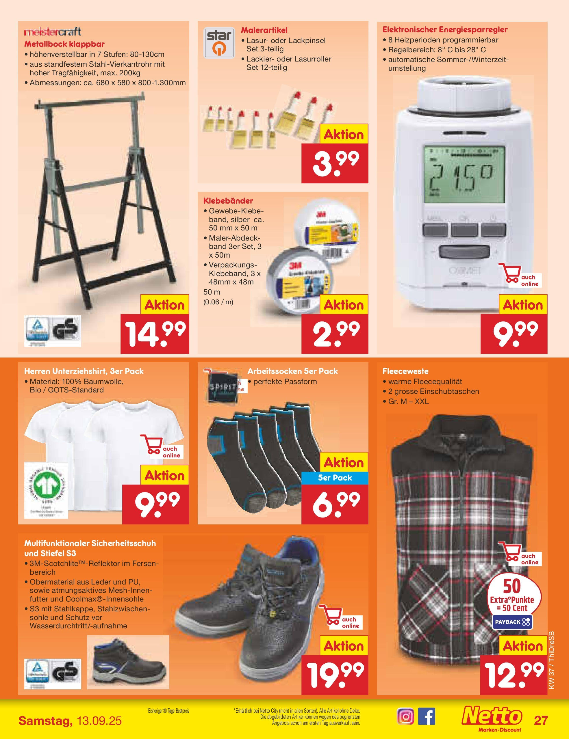 Netto Marken-Discount prospekt Dresden	 (ab 07.09.2025) » Angebote | Seite: 37 | Produkte: Stiefel