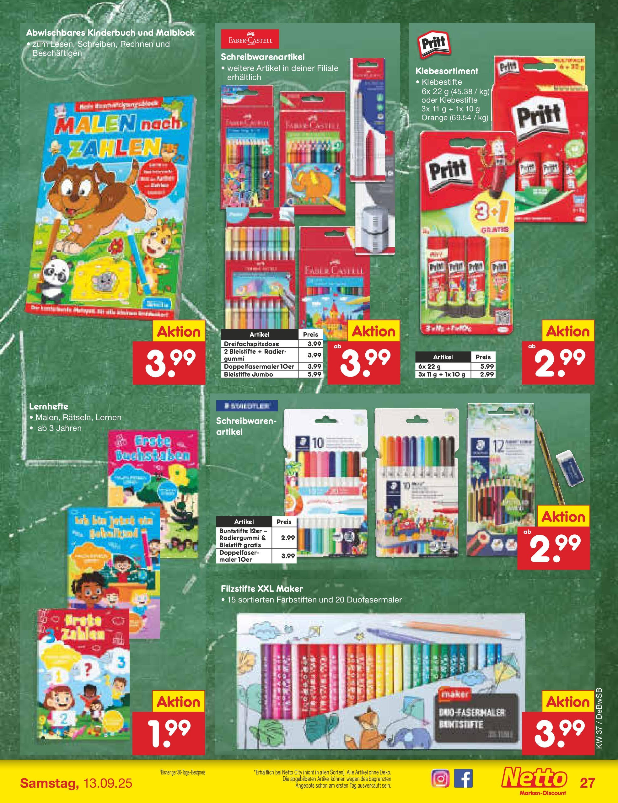 Netto Marken-Discount prospekt Waiblingen-Bittenfeld (ab 08.09.2025) » Angebote | Seite: 37 Netto Marken-Discount prospekt Waiblingen-Bittenfeld (ab 08.09.2025) » Angebote | Seite: 37