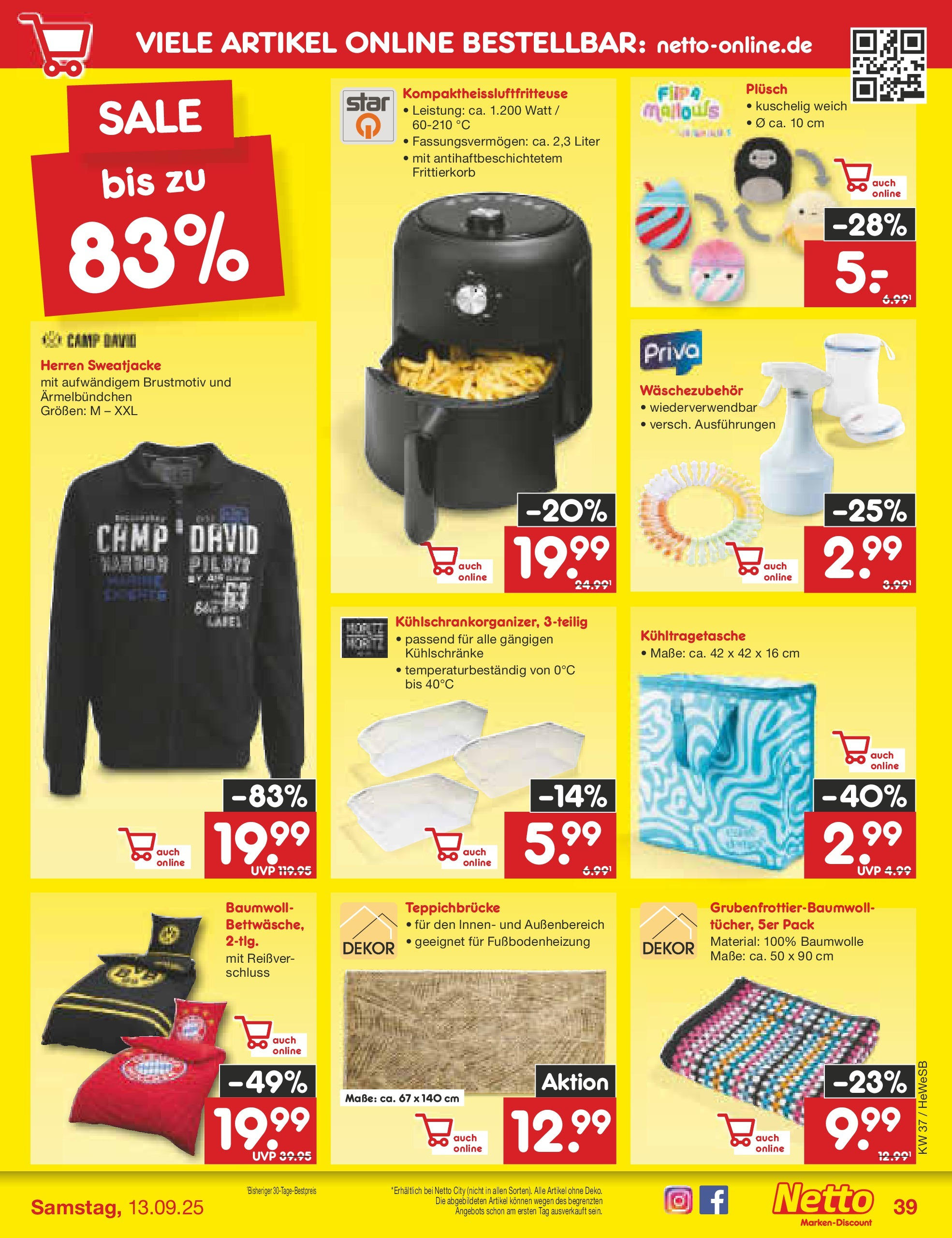 Netto Marken-Discount prospekt Brietlingen (ab 07.09.2025) » Angebote | Seite: 55 | Produkte: Sweatjacke Netto Marken-Discount prospekt Brietlingen (ab 07.09.2025) » Angebote | Seite: 55 | Produkte: Sweatjacke