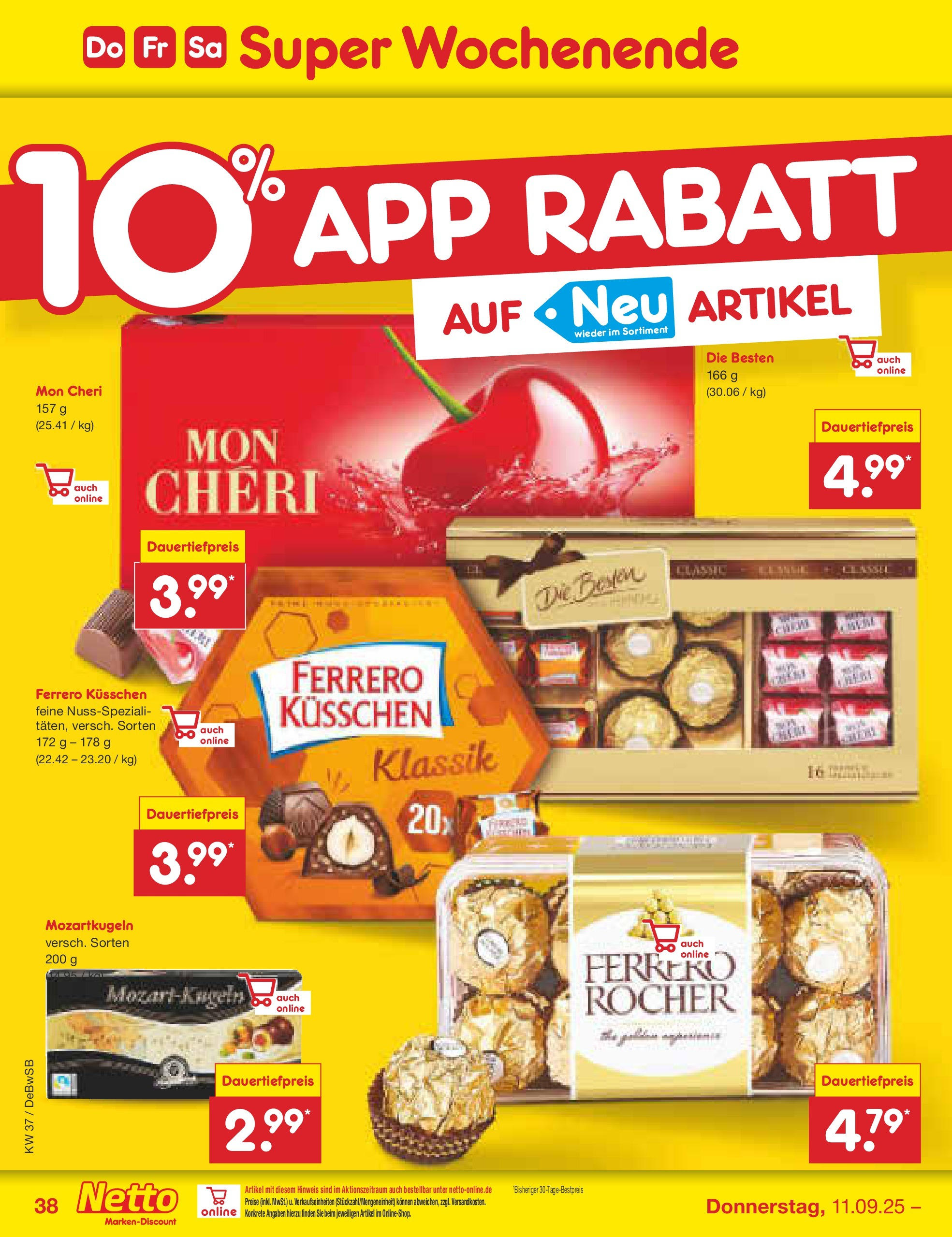 Netto Marken-Discount prospekt Waiblingen-Bittenfeld (ab 08.09.2025) » Angebote | Seite: 54 | Produkte: Mon cheri Netto Marken-Discount prospekt Waiblingen-Bittenfeld (ab 08.09.2025) » Angebote | Seite: 54 | Produkte: Mon cheri