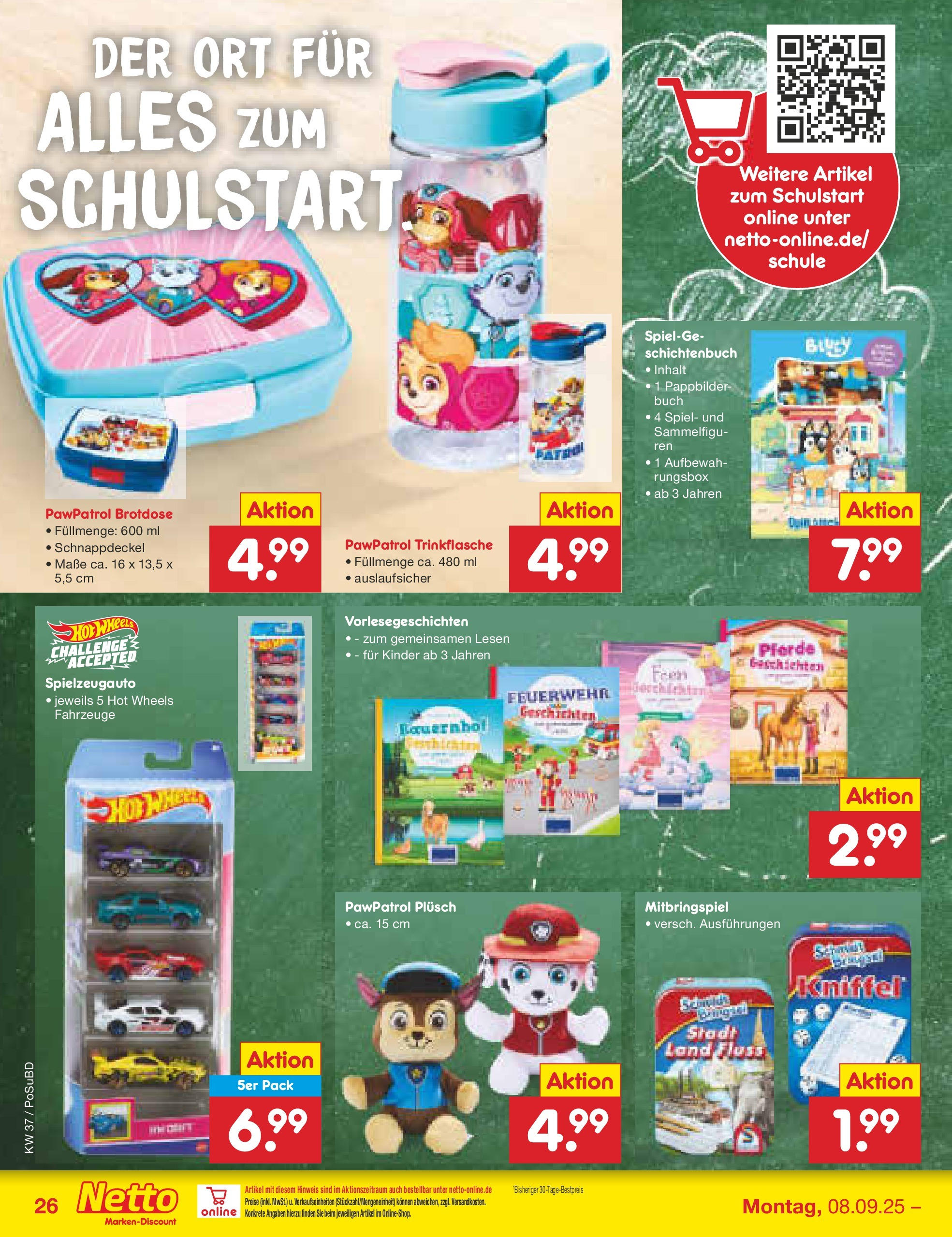 Netto Marken-Discount prospekt Regensburg (ab 08.09.2025) » Angebote | Seite: 36 | Produkte: Spiel Netto Marken-Discount prospekt Regensburg (ab 08.09.2025) » Angebote | Seite: 36 | Produkte: Spiel