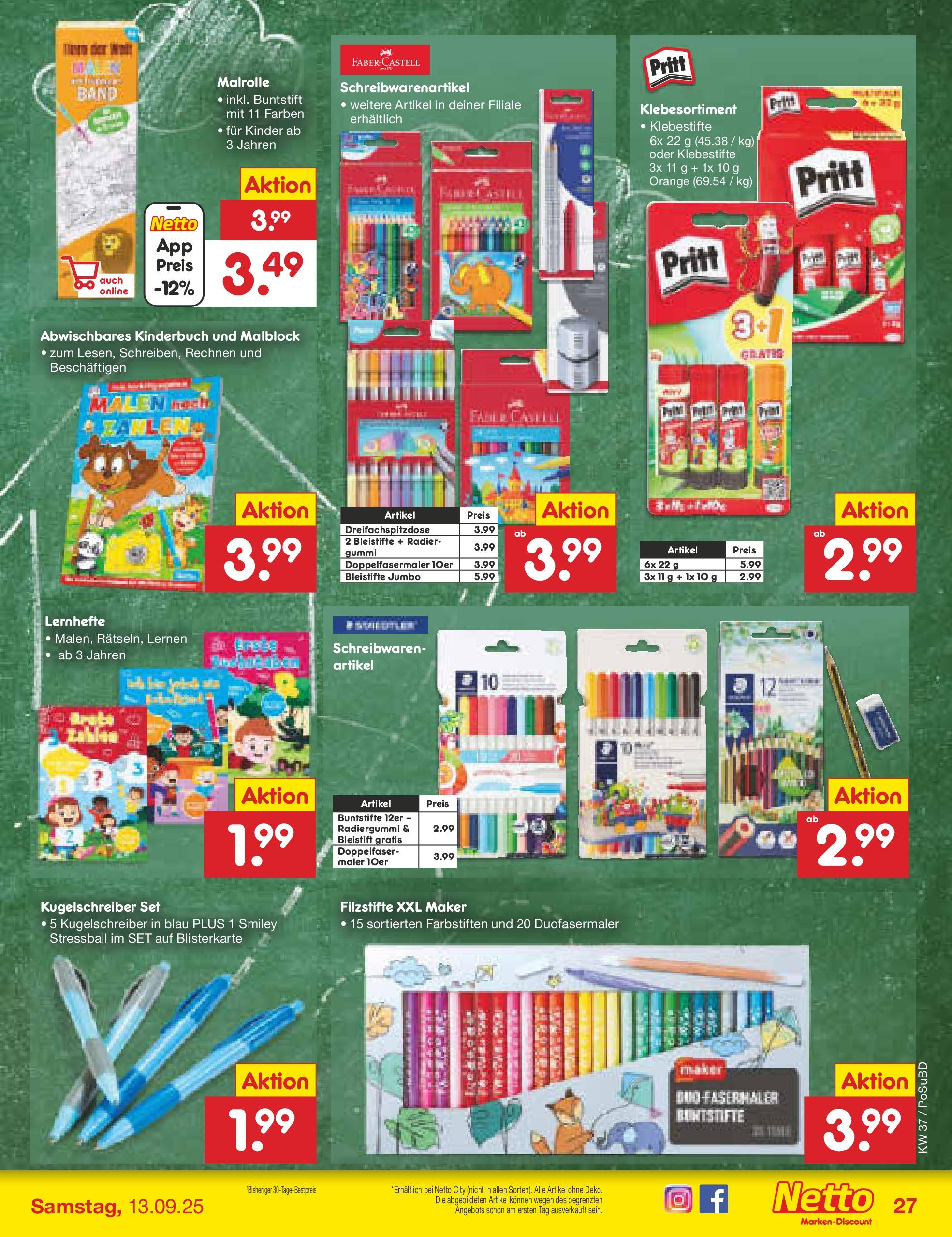 Netto Marken-Discount prospekt Regensburg (ab 08.09.2025) » Angebote | Seite: 37 Netto Marken-Discount prospekt Regensburg (ab 08.09.2025) » Angebote | Seite: 37
